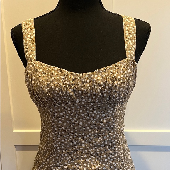 Princess Polly Cream and Brown Mini Dress - Picture 3 of 8